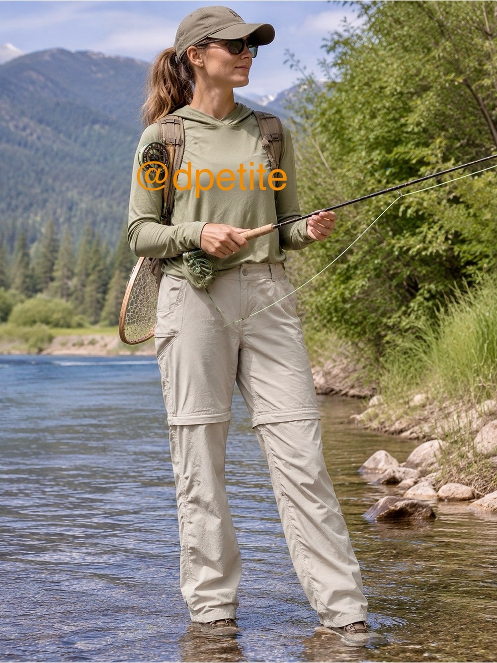 Women’s World Wide Sportsman Ultimate Angler Convertible Pants, Beige